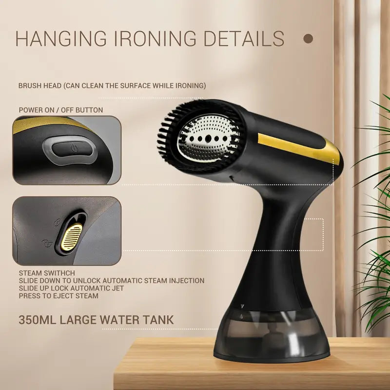 SteamEase Pro – Handheld Garment Steamer