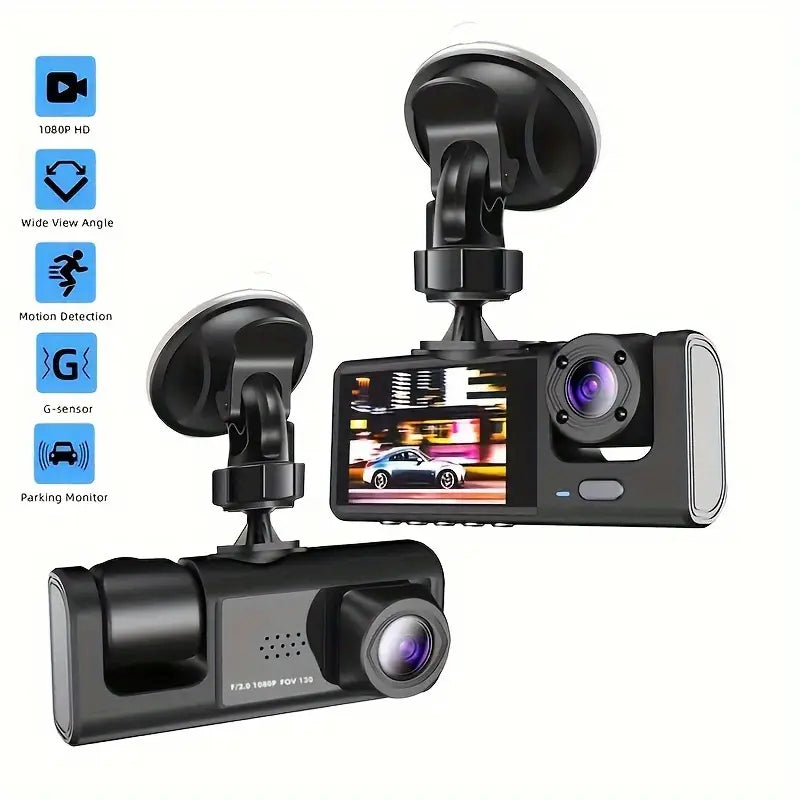 DriveGuard 360 – Triple Lens Dash Cam