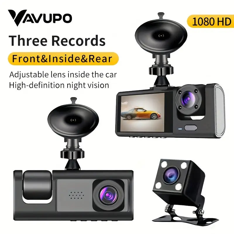 DriveGuard 360 – Triple Lens Dash Cam