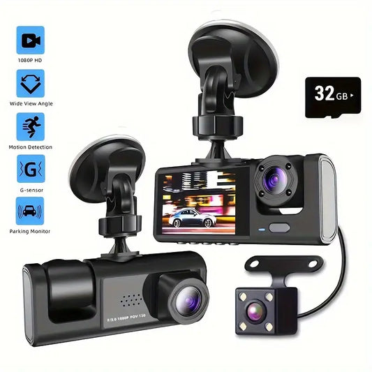 DriveGuard 360 – Triple Lens Dash Cam